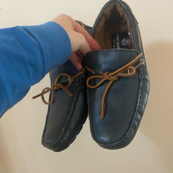 MARC JOSEPH NEW YORK ROCKEFELLER GENUINE SHEARLING LINED DRIVING SHOE SIZE 7 - Picture 8 of 12